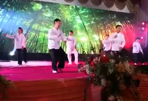 泰国国际太极拳论坛大会 / 赵幼斌弟子苏河和师兄姐妹的展演